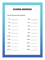 worksheet for 2 class maths